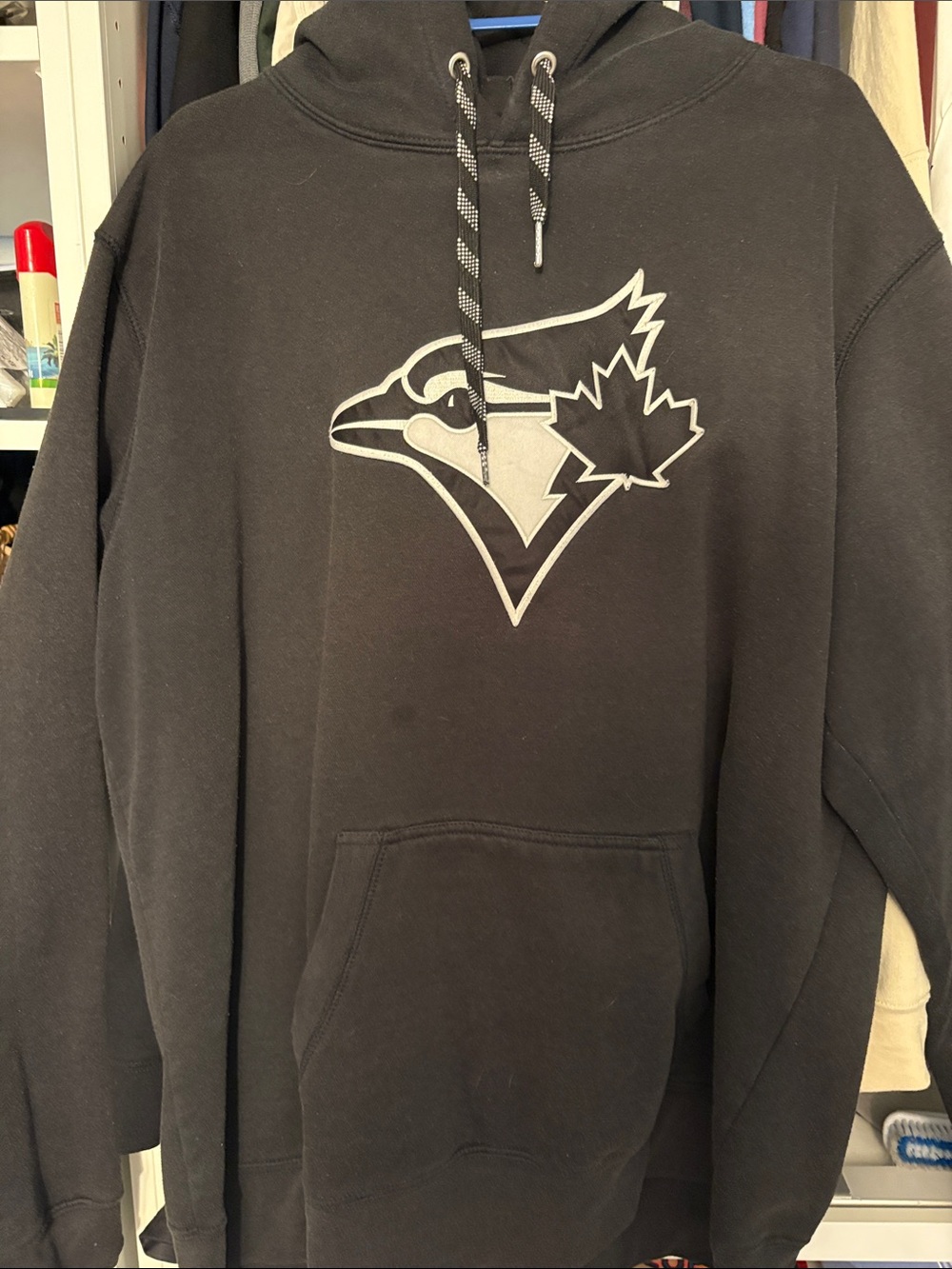Toronto Blue Jays 3xl Men's Black Pullover Hoodie with Team-Style Graphic